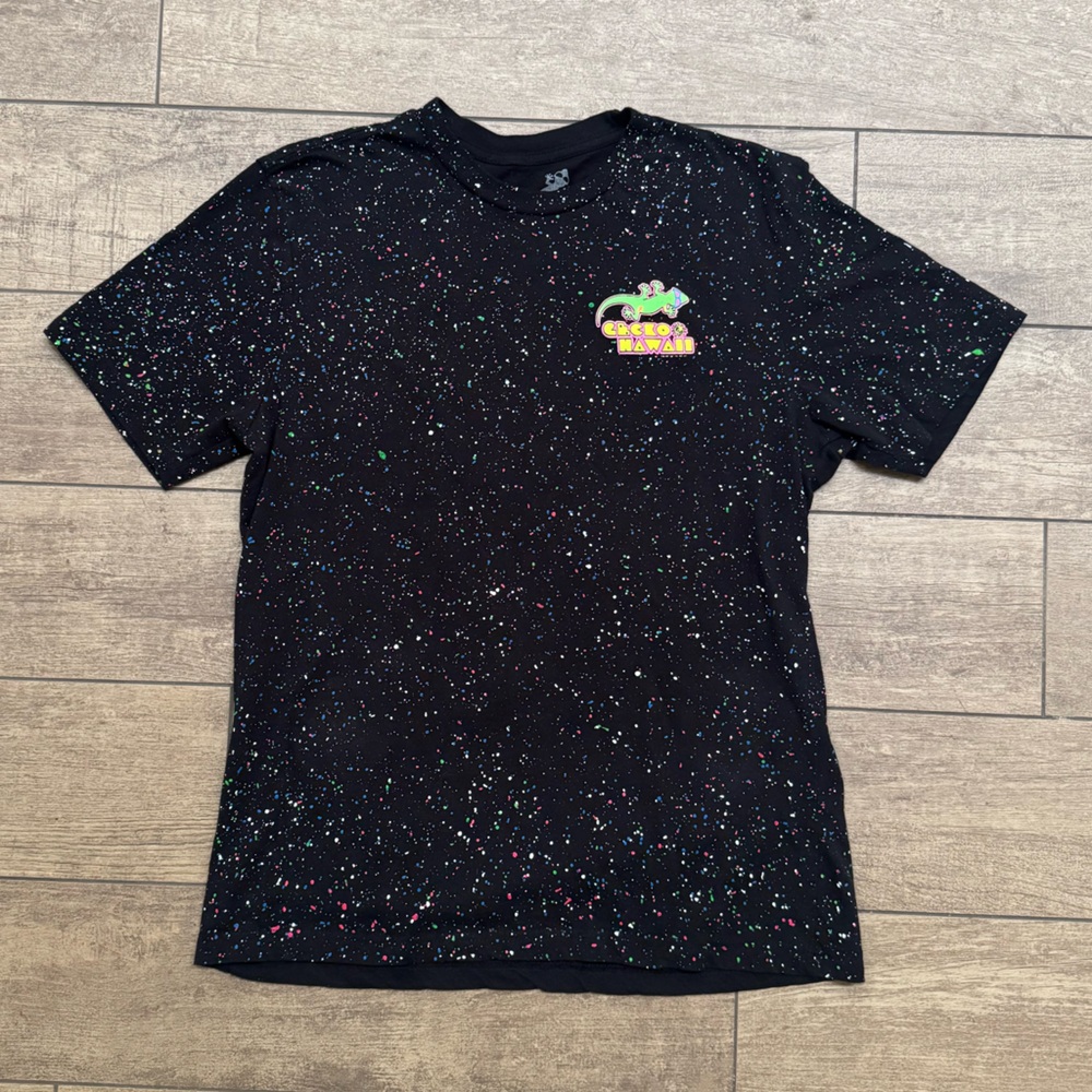 Gecko Hawaii “Arcade” Glow-in-the-Dark T-Shirt (Splatter)